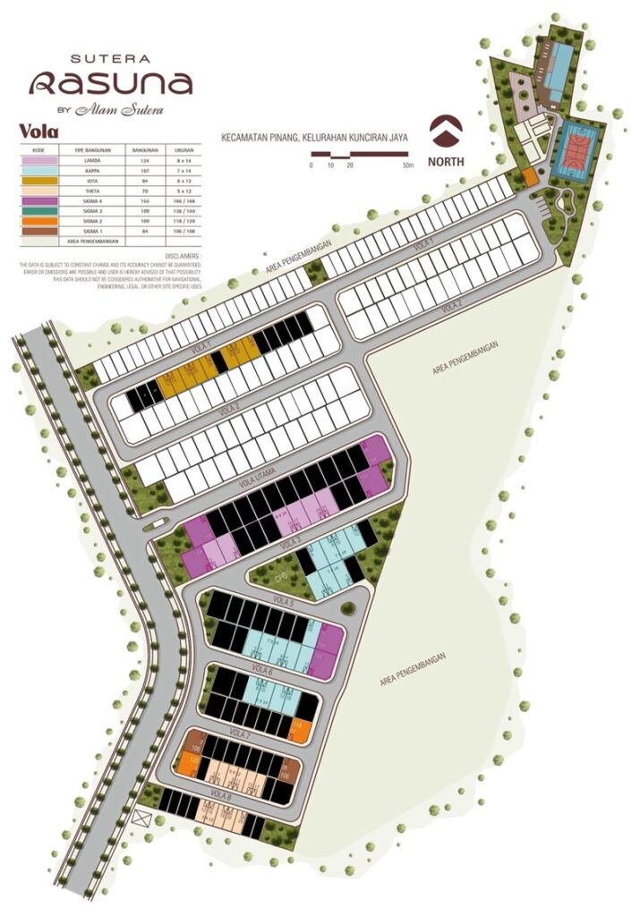 siteplan cluster vola